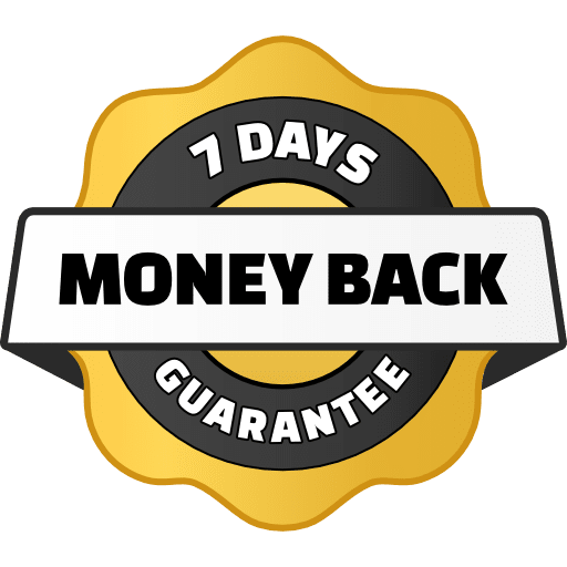 Money guarantee within 7 to 10 days for an exchange